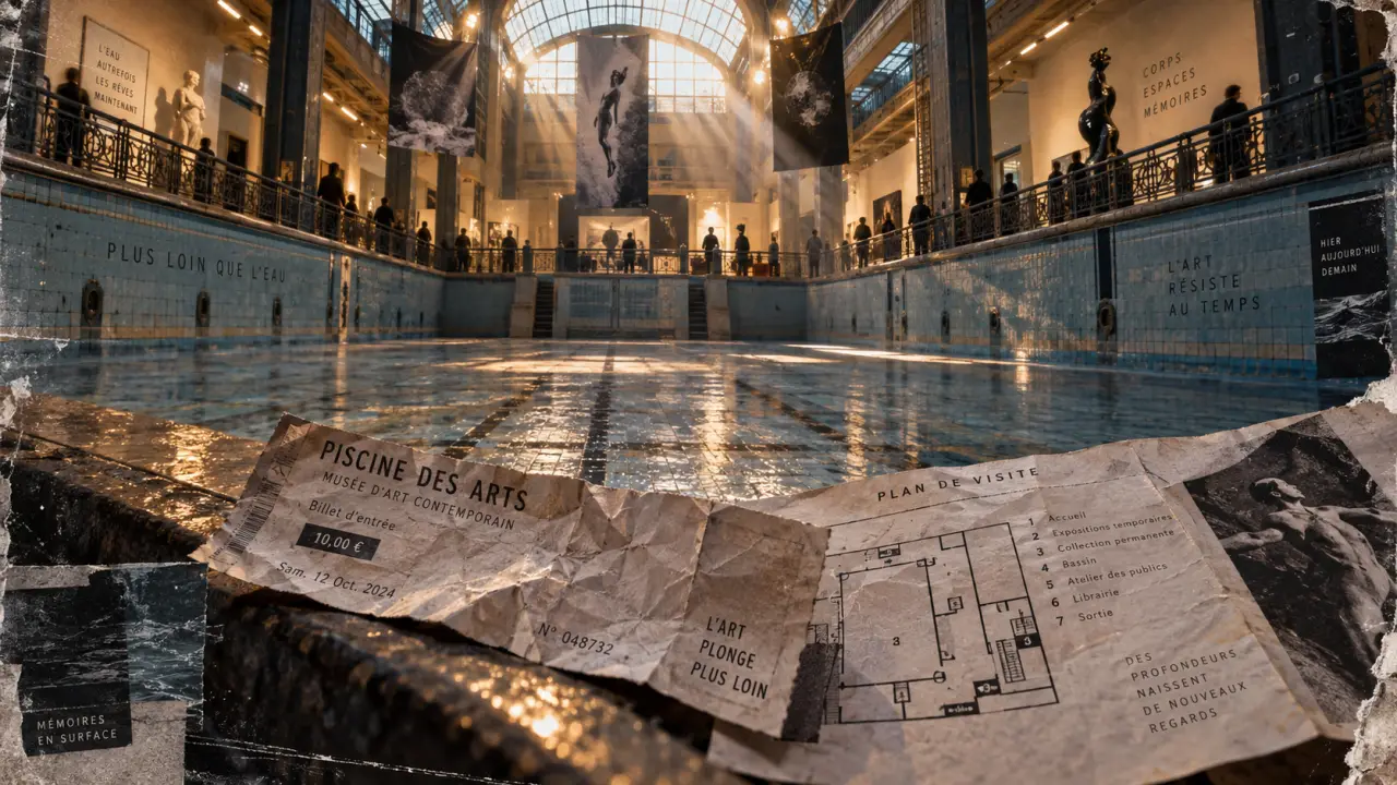 Musées Lille : piscine Art déco transformée en musée, visiteurs et lumière