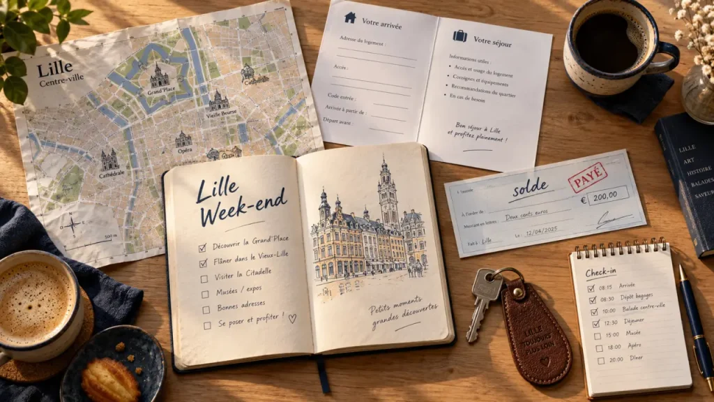 Appartement Lille week end : check-in et quartier à Lille