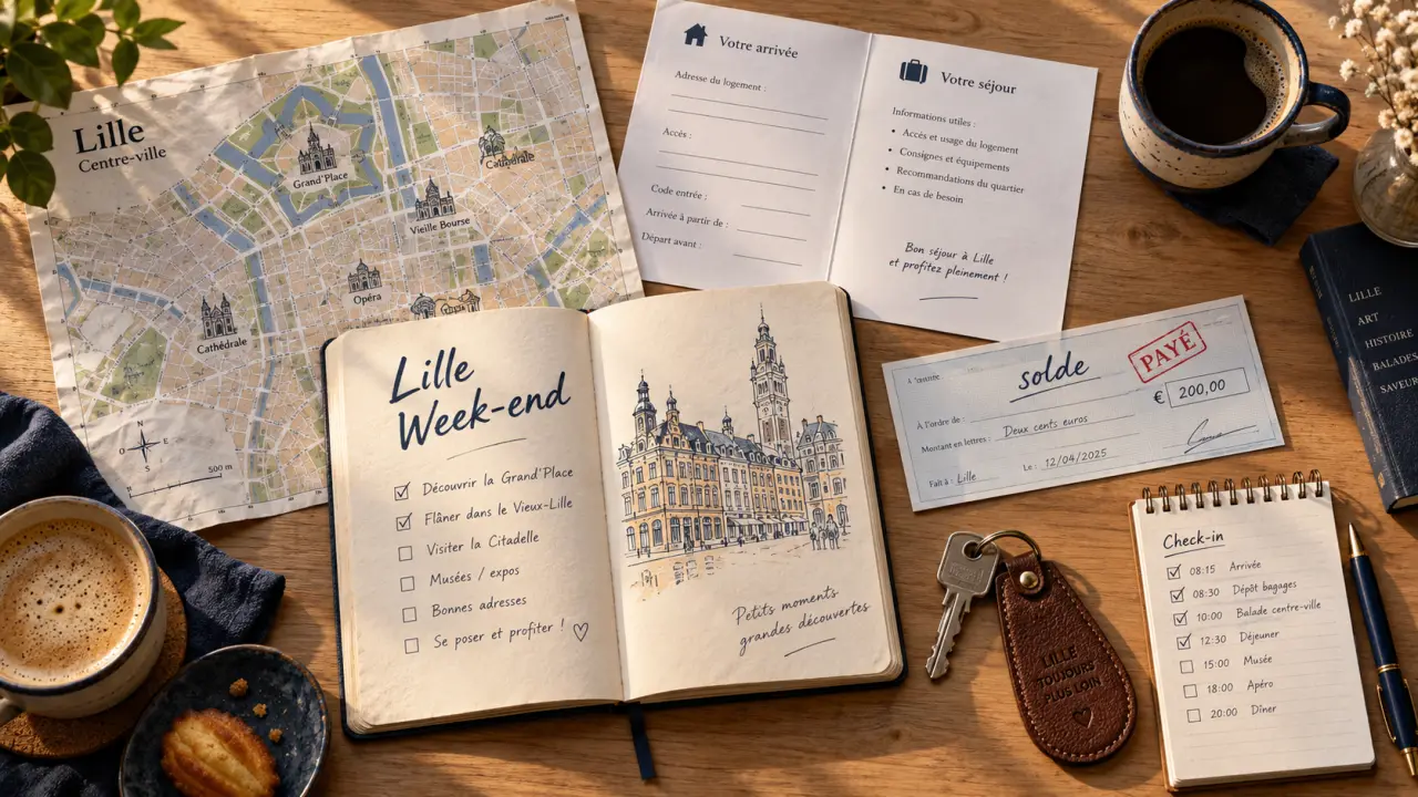 Appartement Lille week end : check-in et quartier à Lille