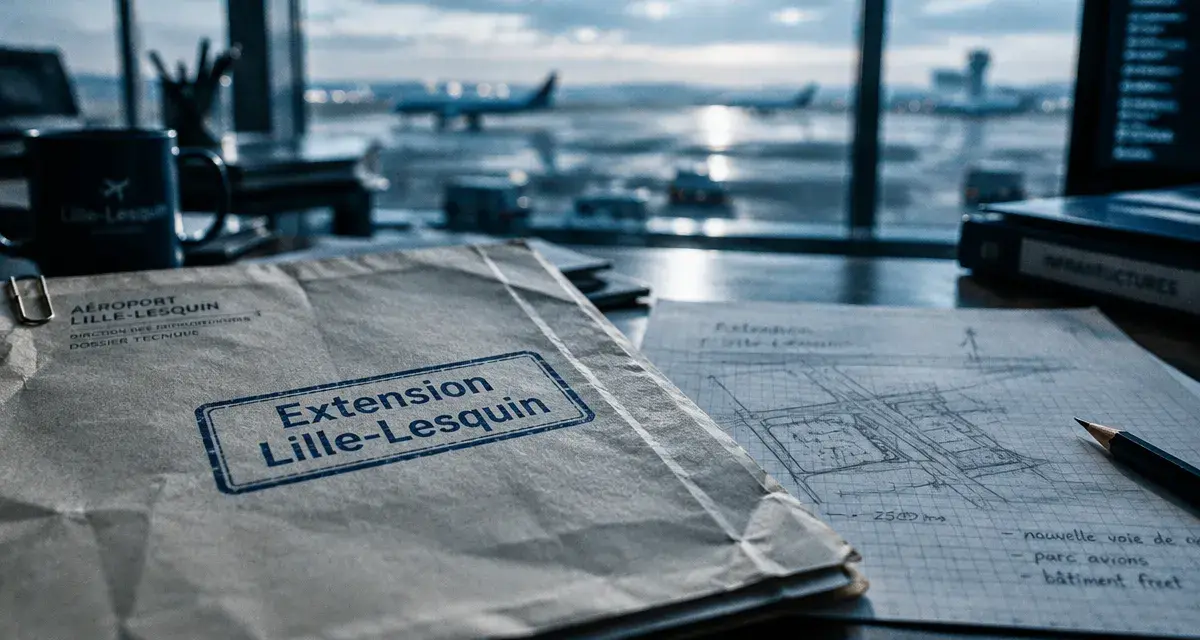 Extension de l’aéroport de Lille-Lesquin : un avis favorable au tribunal