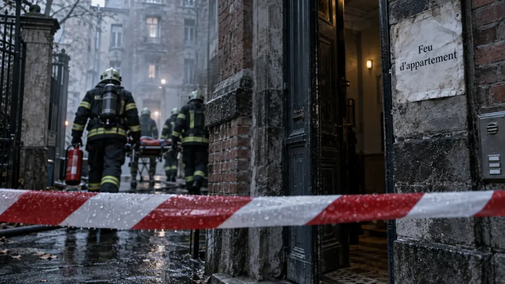 Feu d’appartement rue d’Arras à Lille : un occupant hospitalisé