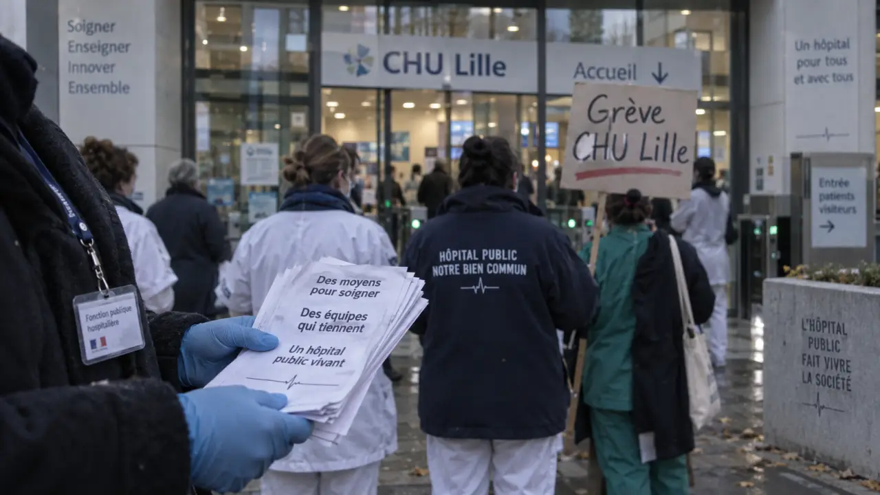 Grève au CHU de Lille ce lundi : les agents contestent le temps de travail
