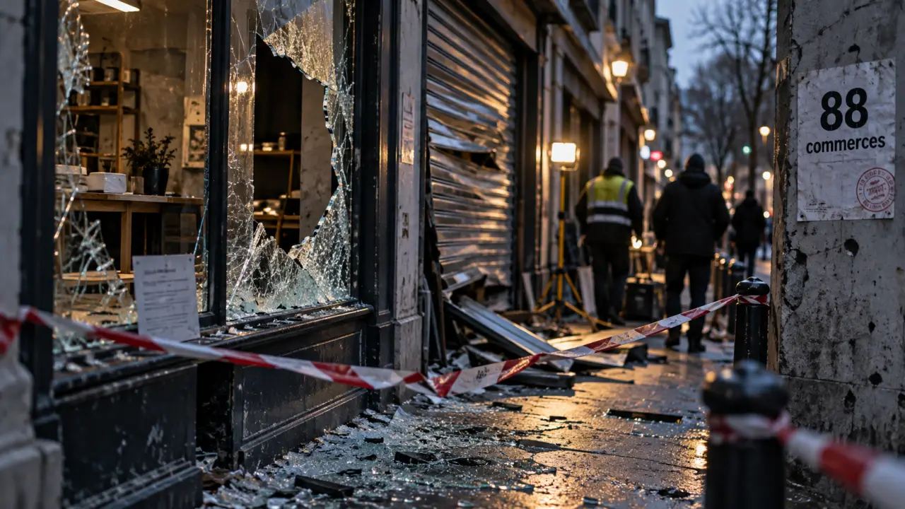 Lille : 88 commerces touchés après les violences de samedi