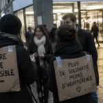 À Lille, l’AFPS 59/62 a mené une action de boycott devant Carrefour City