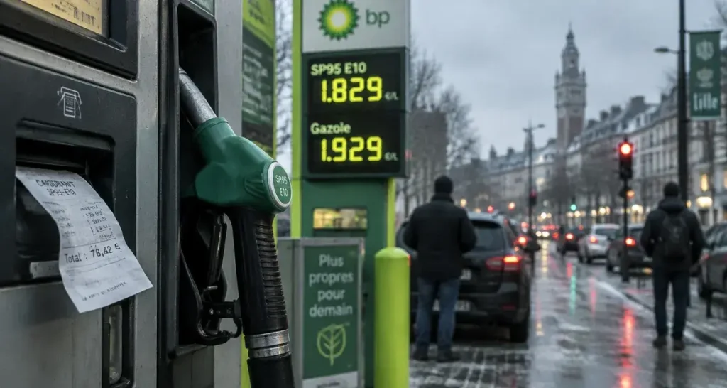 À Lille, le carburant au-dessus de 2 euros pèse sur les trajets du quotidien