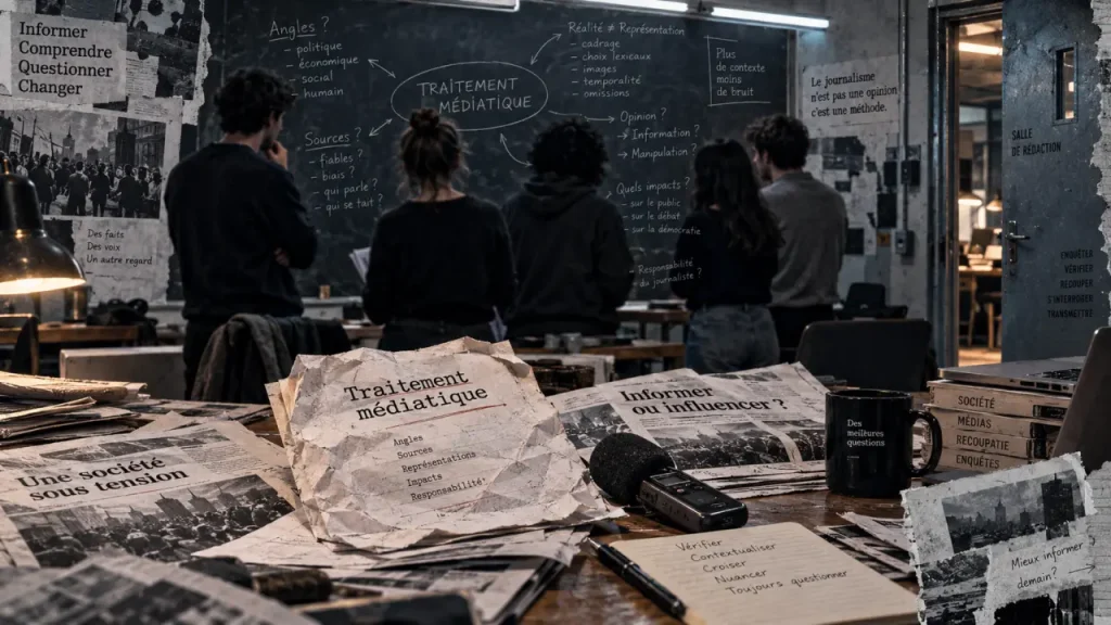 À Lille, des étudiants en journalisme questionnent le traitement des mobilisations lycéennes