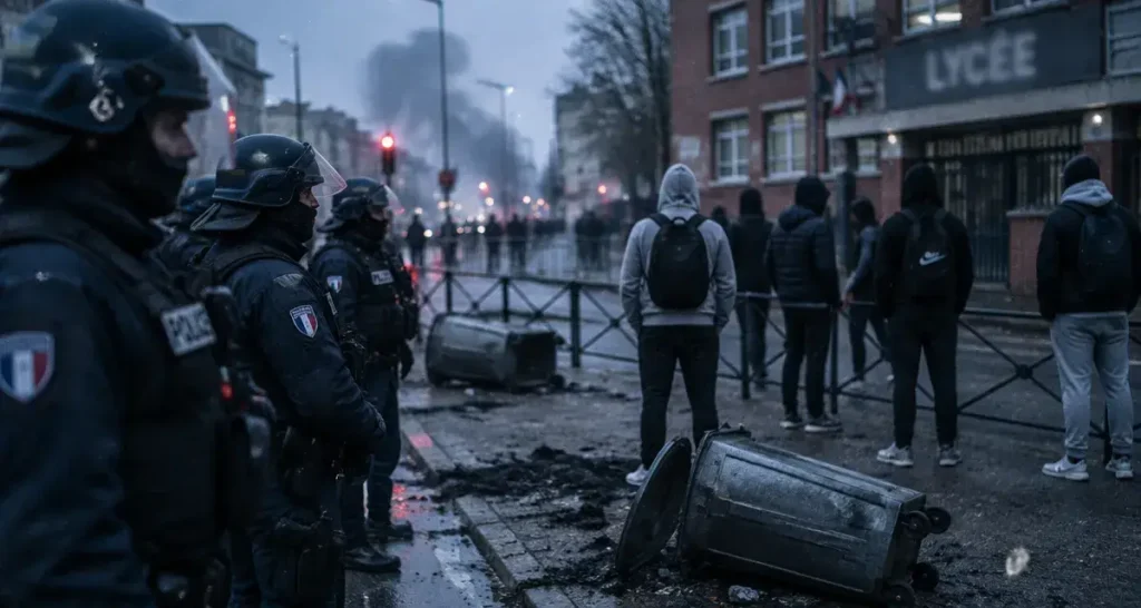 Huit gardes à vue après des incidents devant des lycées à Lille