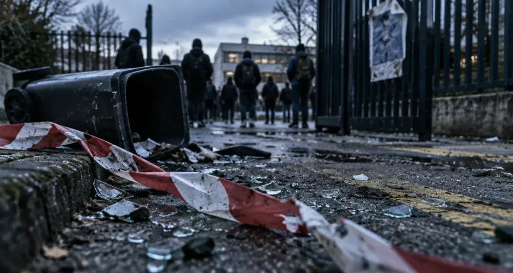 À Lille, des militants d’extrême droite perturbent un blocage à la Catho