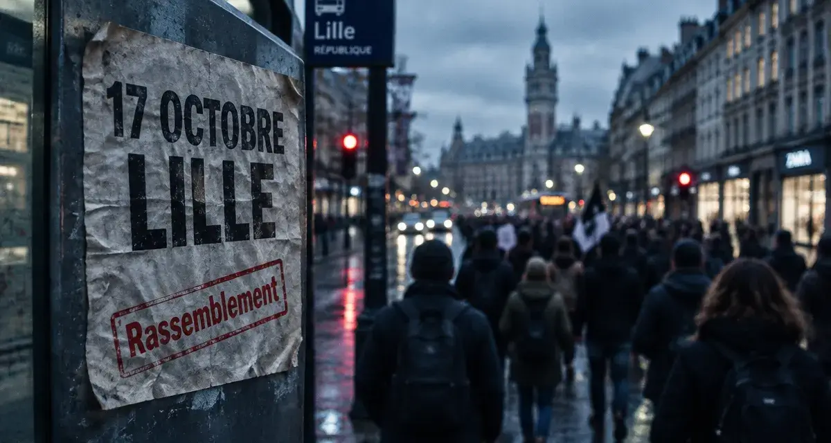 Manifestation du 17 octobre : les déplacements à anticiper à Lille