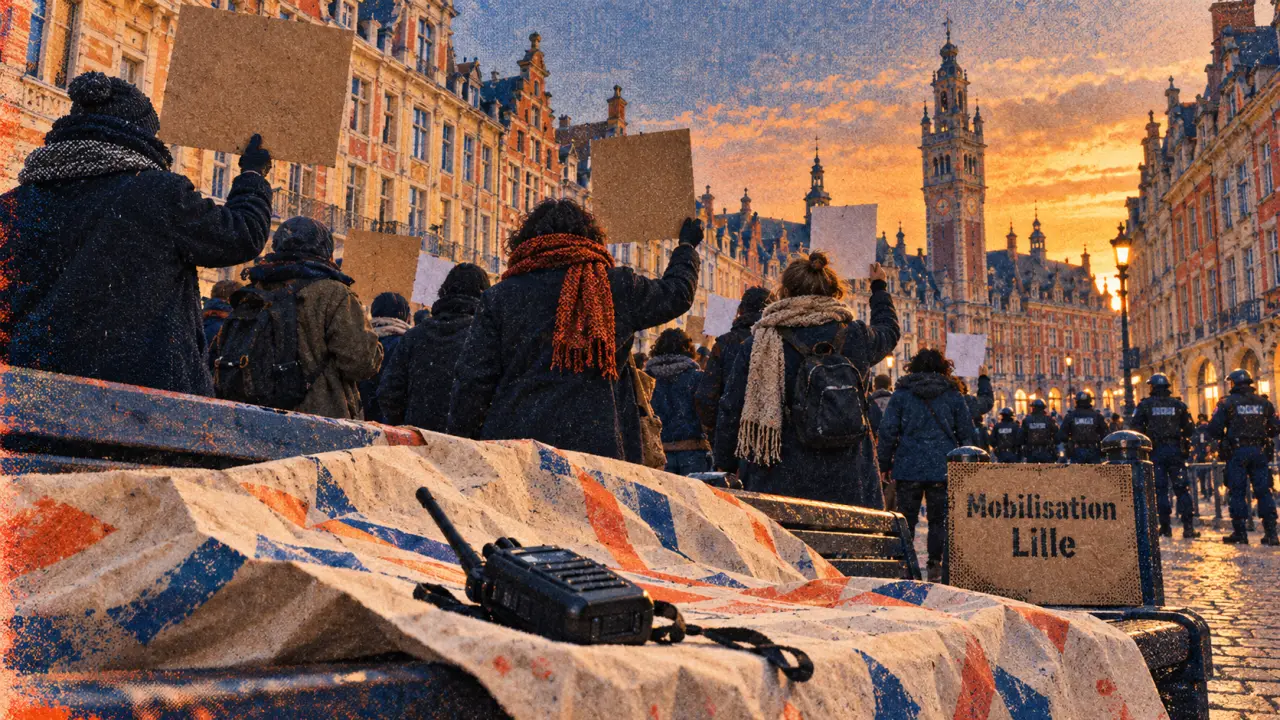 Plus de 1500 manifestants ont défilé ce mardi dans les rues de Lille