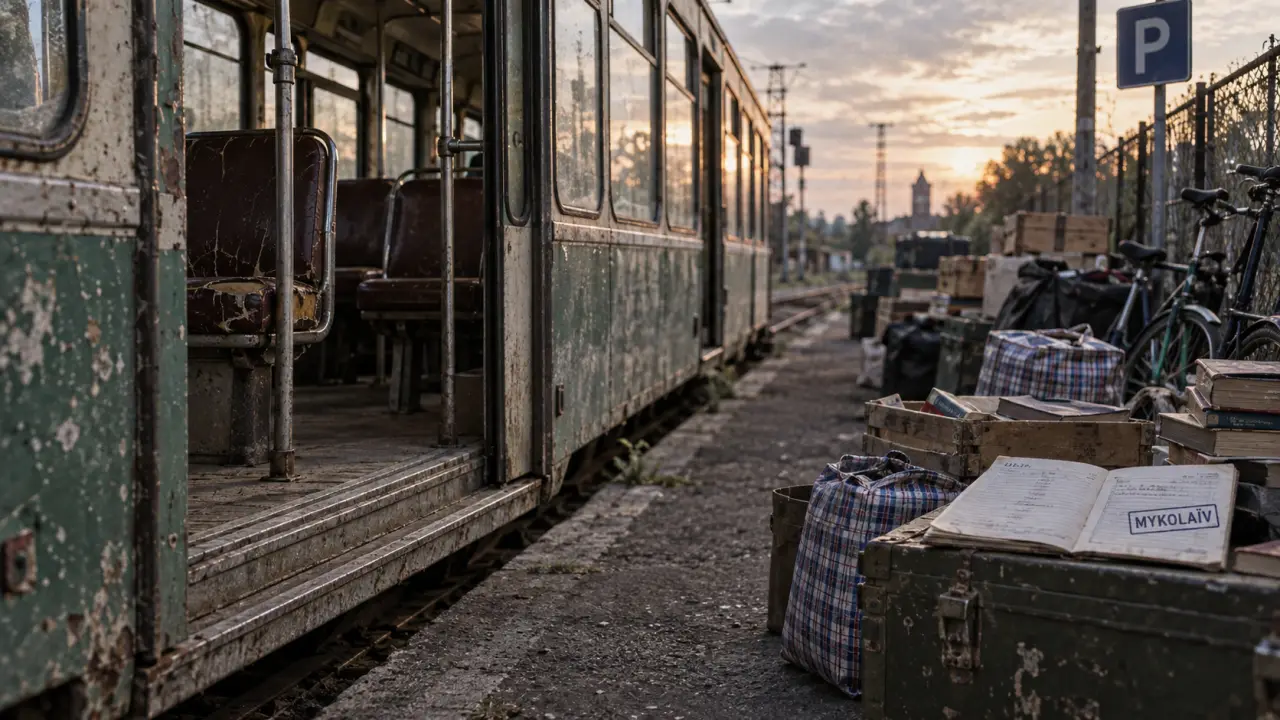 La MEL donne 23 anciennes rames de tramway à la ville ukrainienne de Mykolaïv