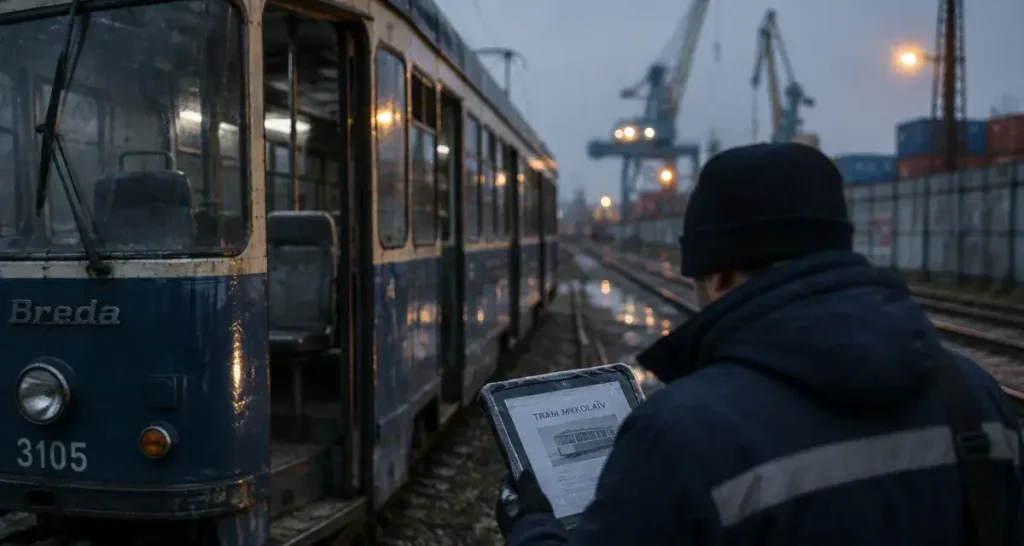 La MEL donne 23 anciennes rames de tramway à la ville ukrainienne de Mykolaïv