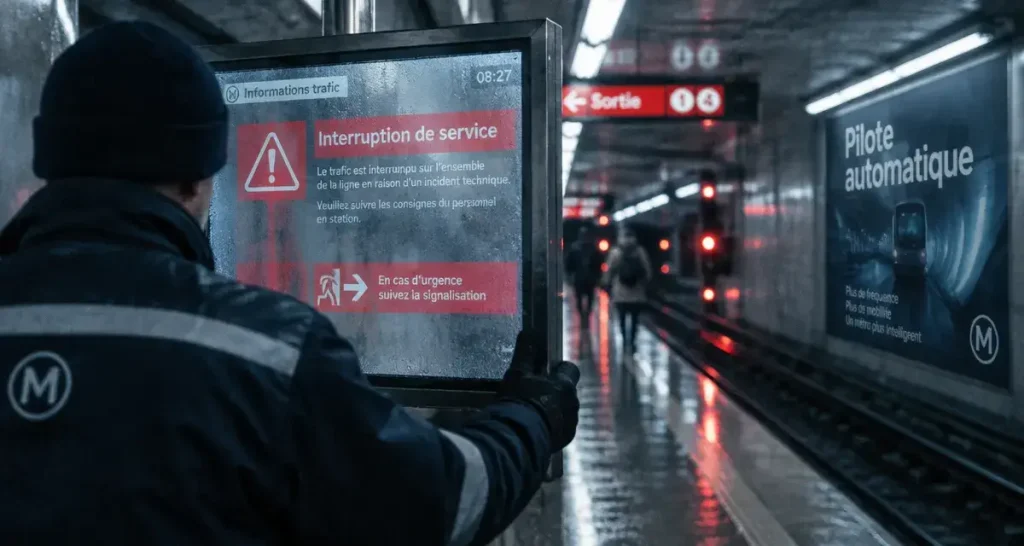 Métro de Lille : Alstom et Ilévia annoncent de nouvelles mesures sur la ligne 1