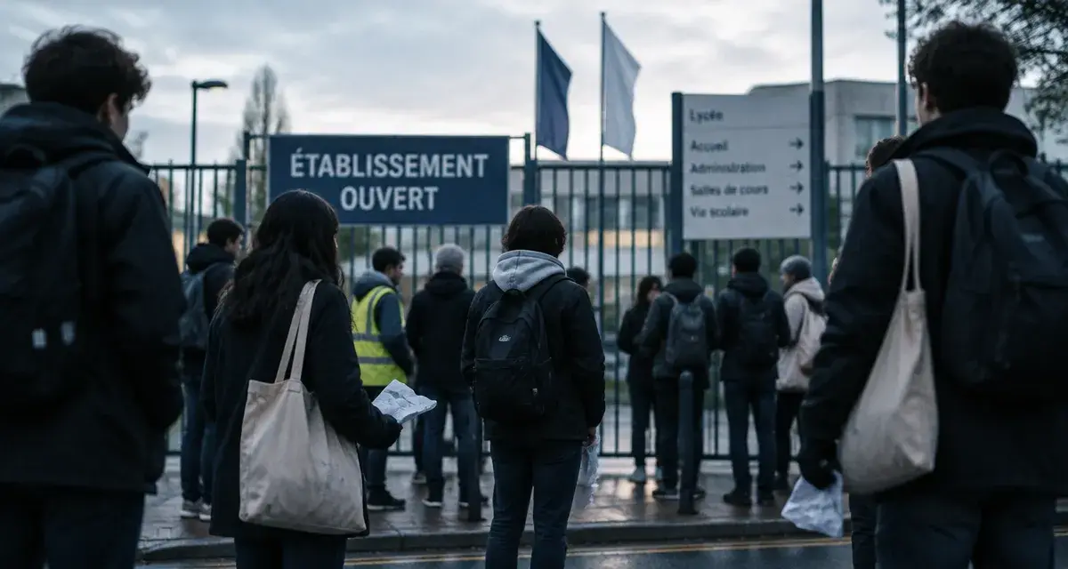 Mobilisation lycéenne : 96,5 % des établissements ouverts lundi