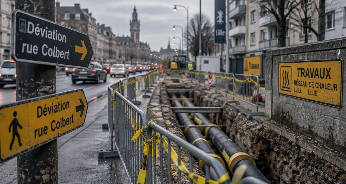 Travaux à Lille : perturbations annoncées avenues Marx-Dormoy et Jouhaux